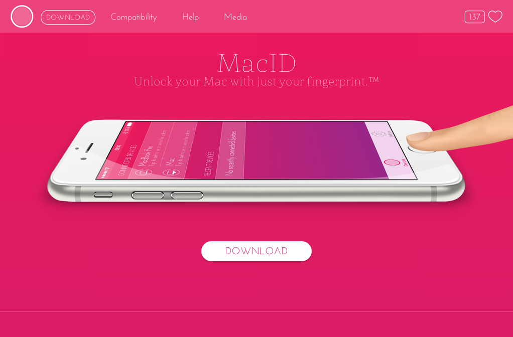 MacID - Unlock your Mac with just your fingerprint.